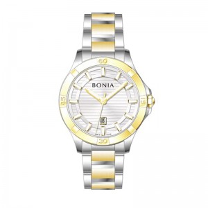 Bonia BNB10750-2112 Silver Gold White